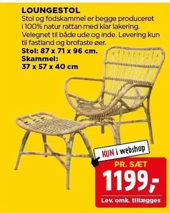 jem & fix Loungestol tilbud