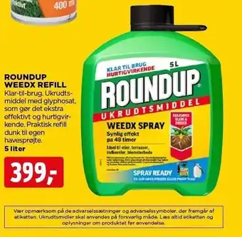 Roundup weedx refill 5L