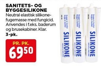 jem & fix Sanitets-og bygge silikone tilbud