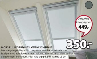 JYSK Mors Rullegardin Til Ovenlysvindue tilbud