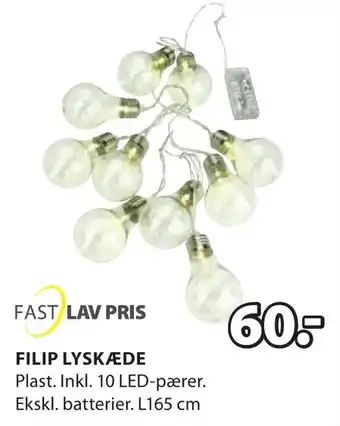 JYSK Filip Lyskæde tilbud