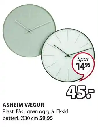 JYSK Asheim Vægur tilbud