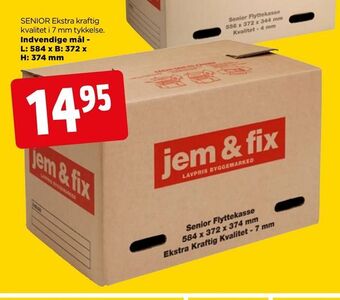 jem & fix Flyttekasser tilbud