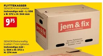 jem & fix Flyttekasser tilbud