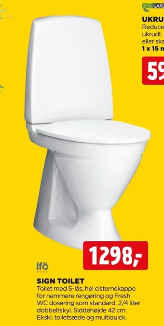 jem & fix Sign toilet tilbud