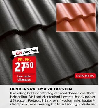 jem & fix Benders palema 2k tagsten tilbud