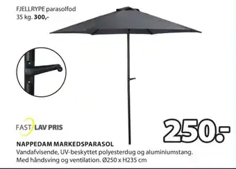 JYSK Jutlandia parasol tilbud