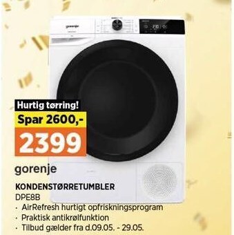 Power Kondenstørretumbler tilbud