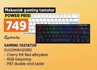 Power Gaming tastatur tilbud