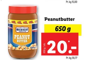 Lidl Mcennedy peanutbutter tilbud