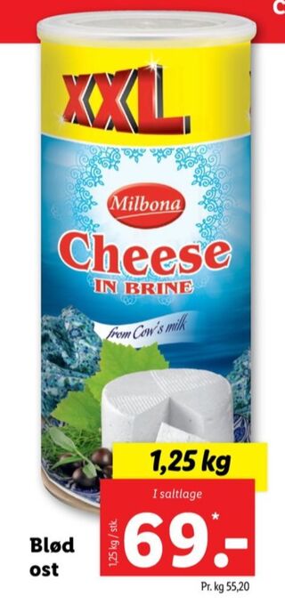 Lidl Milbona salatost tilbud