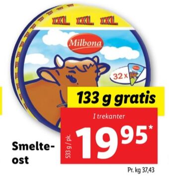 Lidl Milbona smøreost tilbud