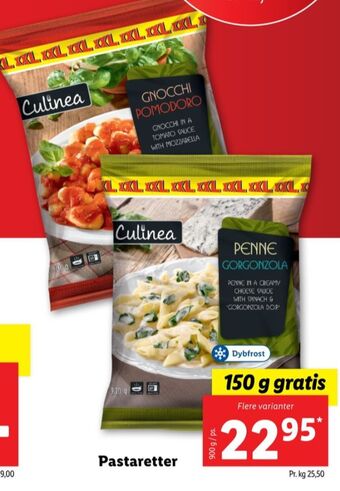 Lidl Culinea færdigretter tilbud