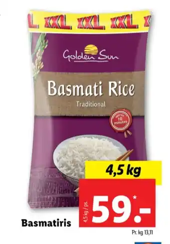 Lidl Golden sun ris tilbud
