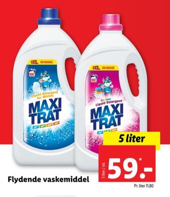 Lidl Maxi trat vaskemiddel-flydende tilbud