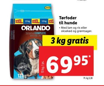 Lidl Orlando hundefoder tilbud