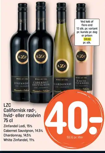 Lidl californisk hvidvin