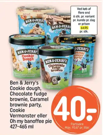 REMA 1000 Ben & jerrys is tilbud