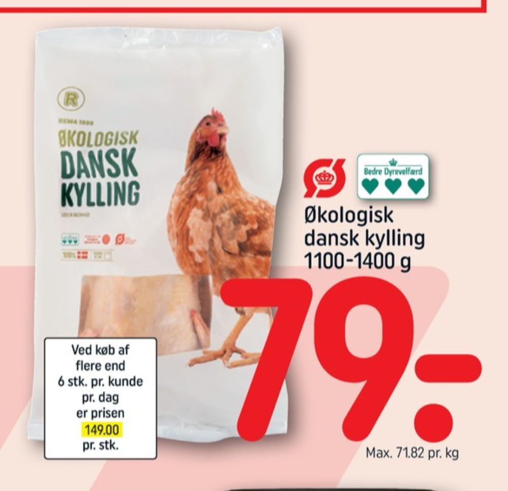 Rema 1000 kylling tilbud hos Rema 1000
