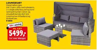 jem & fix Sunlife loungesæt tilbud