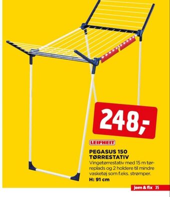 jem & fix Leifheit tørrestativ tilbud