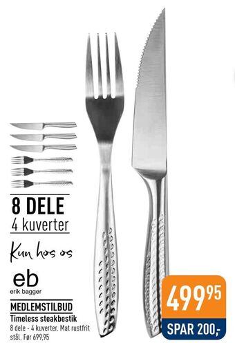 Imerco Timeless steakbestik tilbud