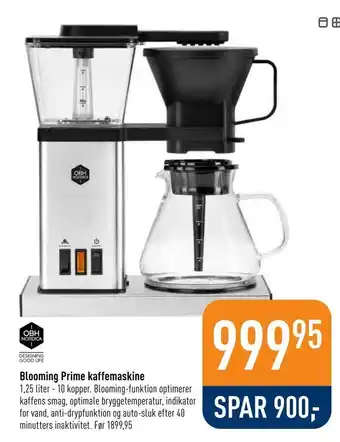Imerco Blooming Prime kaffemaskine tilbud