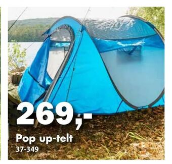 Biltema Pop up-telt tilbud