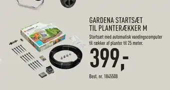 Johannes Fog Gardena startsæt til planterækker m tilbud