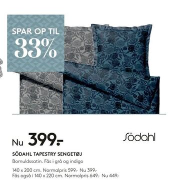 SengeSpecialisten Södahl tapestry sengetøj tilbud