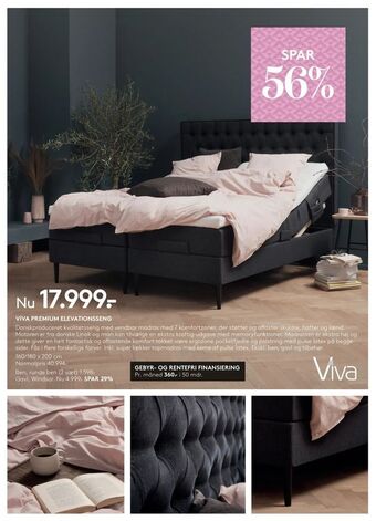 SengeSpecialisten Viva premium elevationsseng tilbud