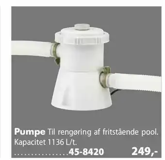 Biltema Pumpe tilbud