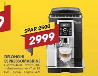 Punkt1 DeLonghi espressomaskine tilbud