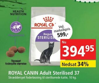 Maxi Zoo ROYAL CANIN Adult Sterilised 37 tilbud