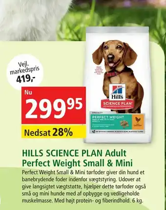 Maxi Zoo HILLS SCIENCE PLAN Adult Perfect Weight Small & Mini tilbud