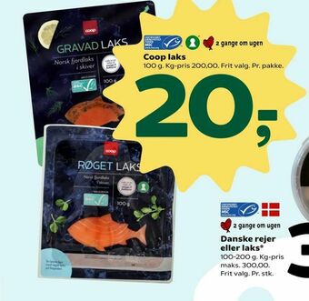 Coop 365 Coop laks tilbud