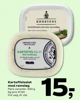 Kartoffelsalat med ramsløg