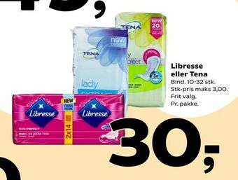 Coop 365 Libresse eller Tena tilbud