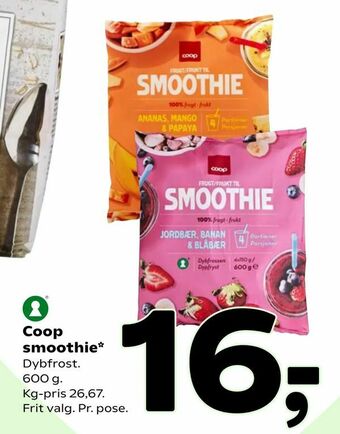 Coop 365 Coop smoothie tilbud