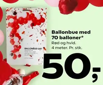 Ballonbue med 70 balloner