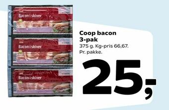 Coop 365 Coop bacon tilbud
