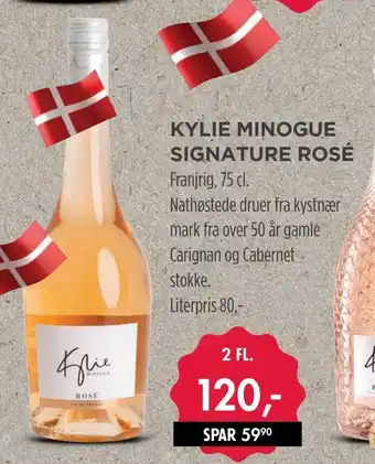 MENY Kylie minogue signature rosé tilbud
