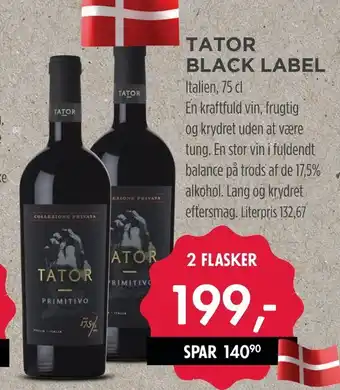 Tator black label