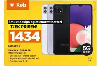 Power Samsung galaxy a22 mobiltelefon tilbud