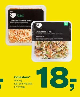 Coop 365 Coleslaw tilbud
