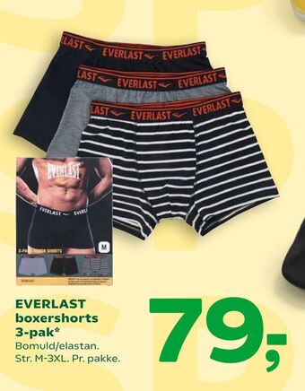 Coop 365 EVERLAST boxershorts 3-pak tilbud
