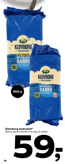 Klovborg skæreost