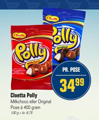 Otto Duborg Cloetta Polly tilbud