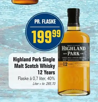 Otto Duborg Highland Park Single Malt Scotch Whisky 12 Years tilbud