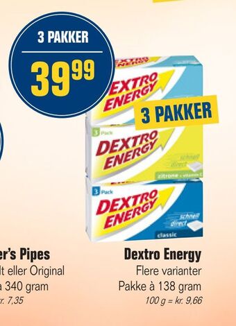 Otto Duborg Dextro Energy tilbud